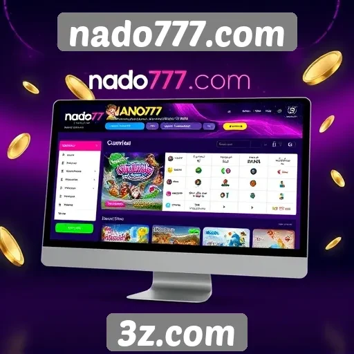 Interface e experiência do usuário no nado777.com